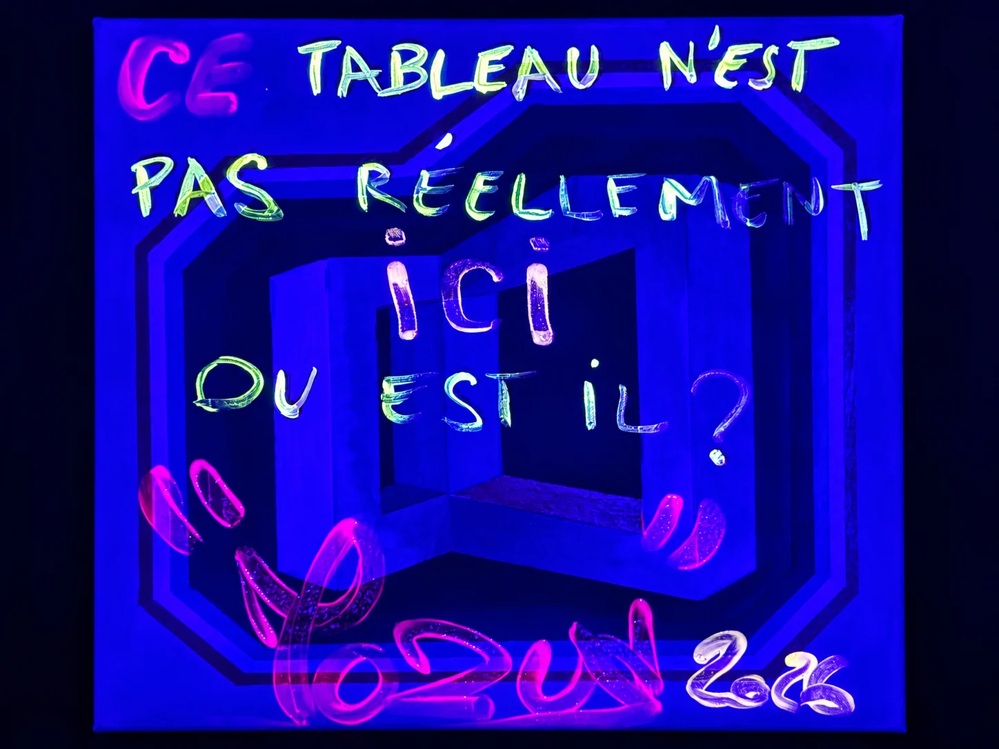Déphasage Cosmique — sous lumière UV