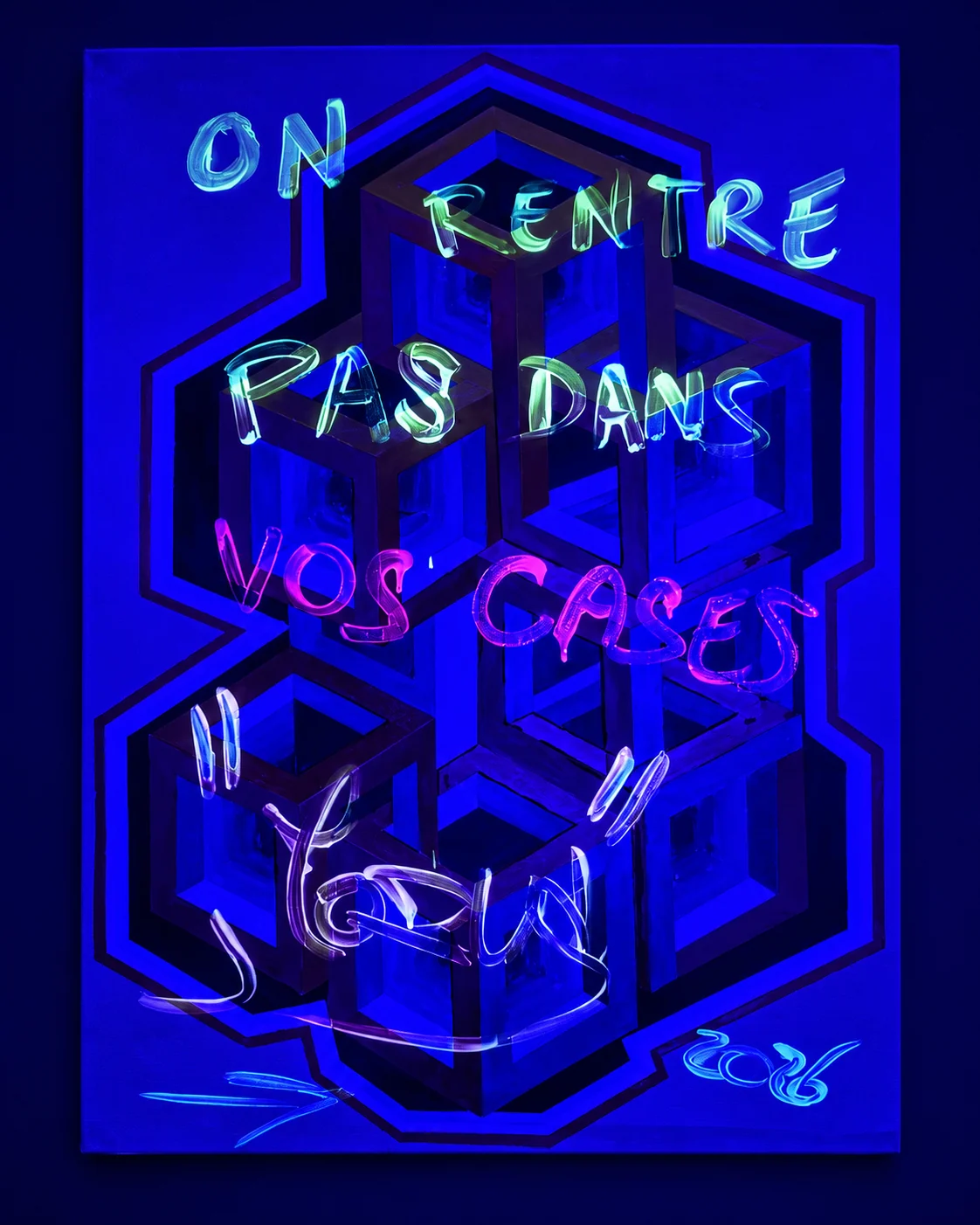 Grille de lecture — sous lumière UV