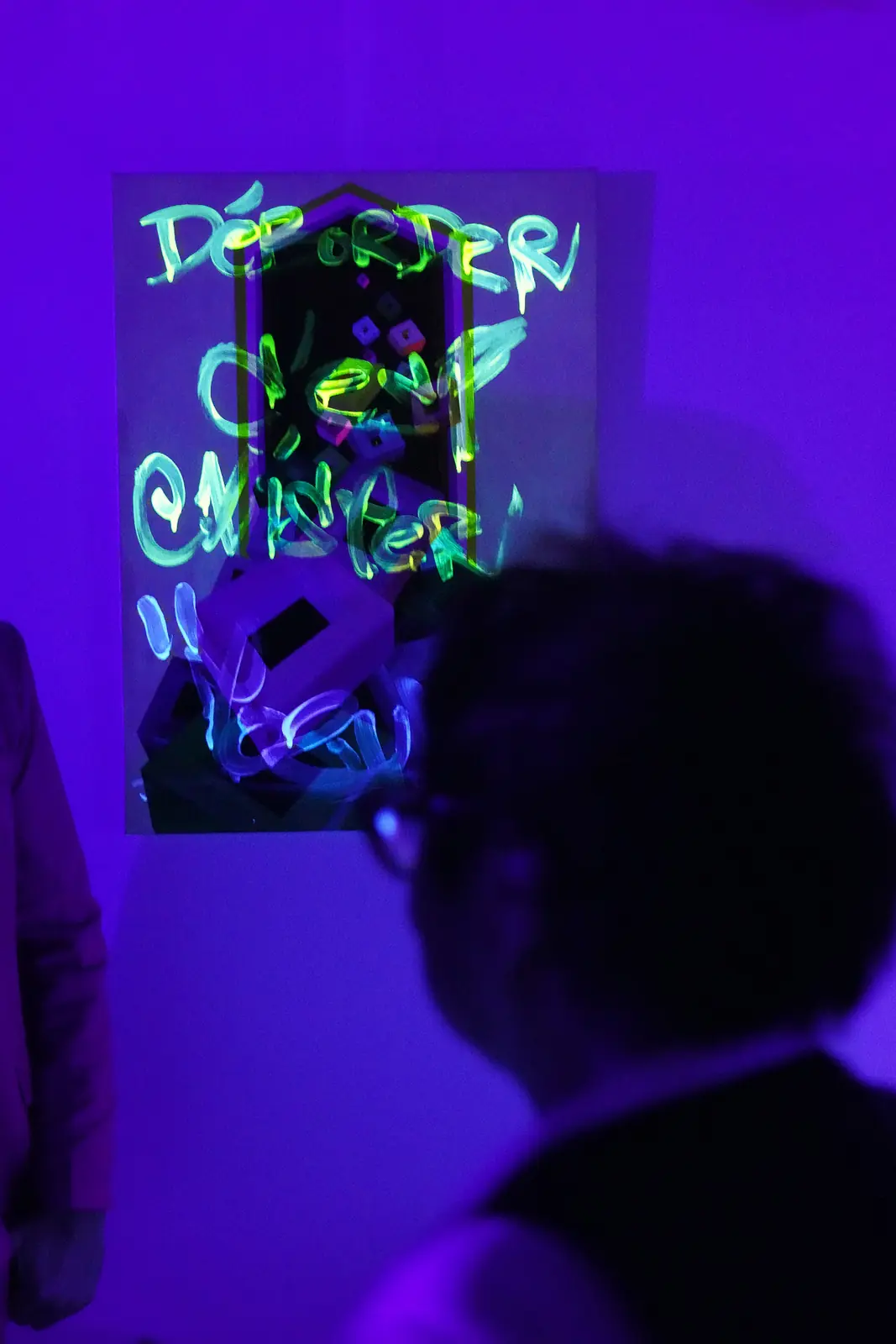 Seconde vue d’une œuvre révélée sous UV